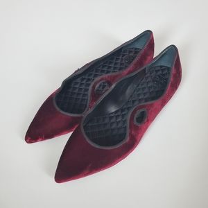 Tory Burch clara velvet flats